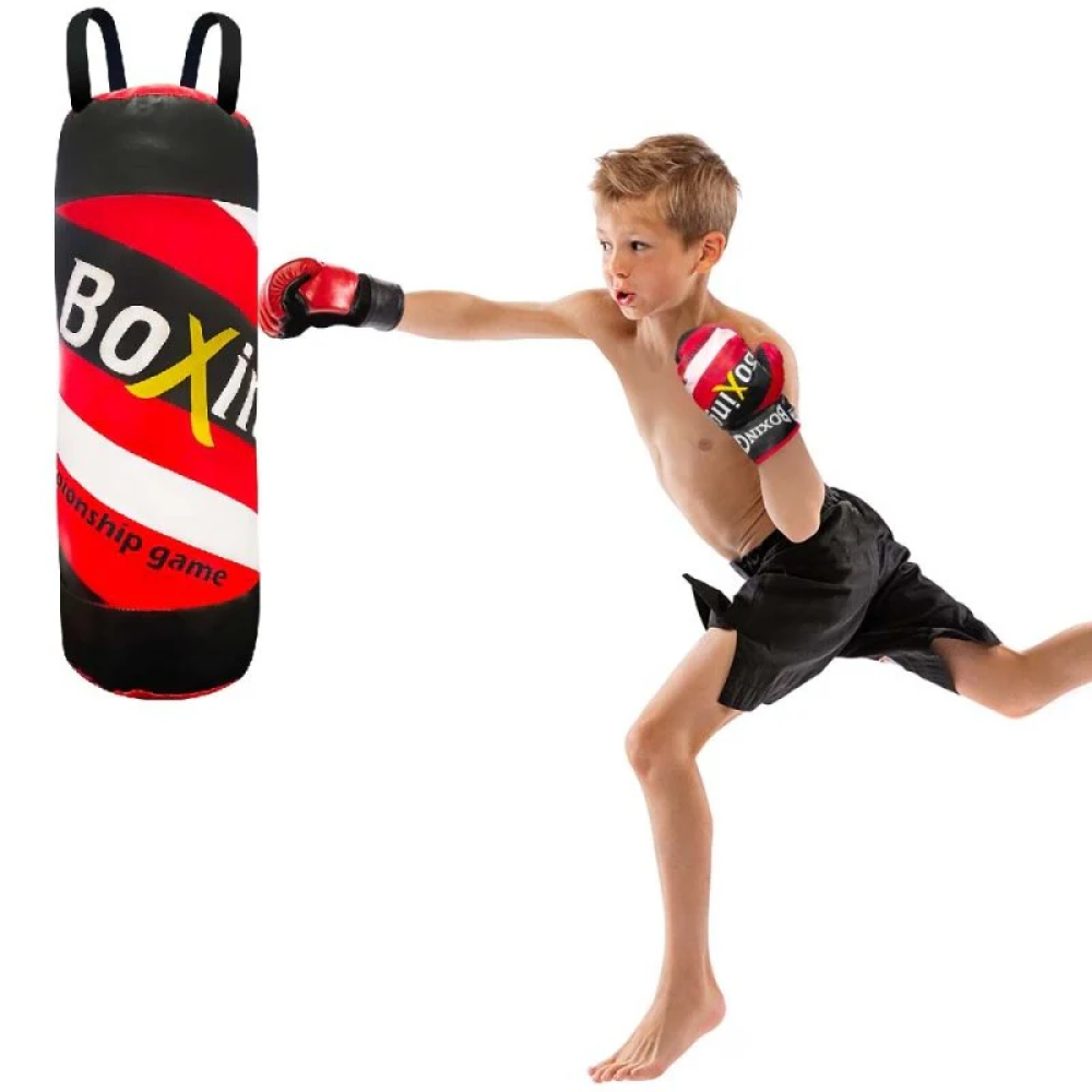 Set Boxeo Infantil Saco y Guantes