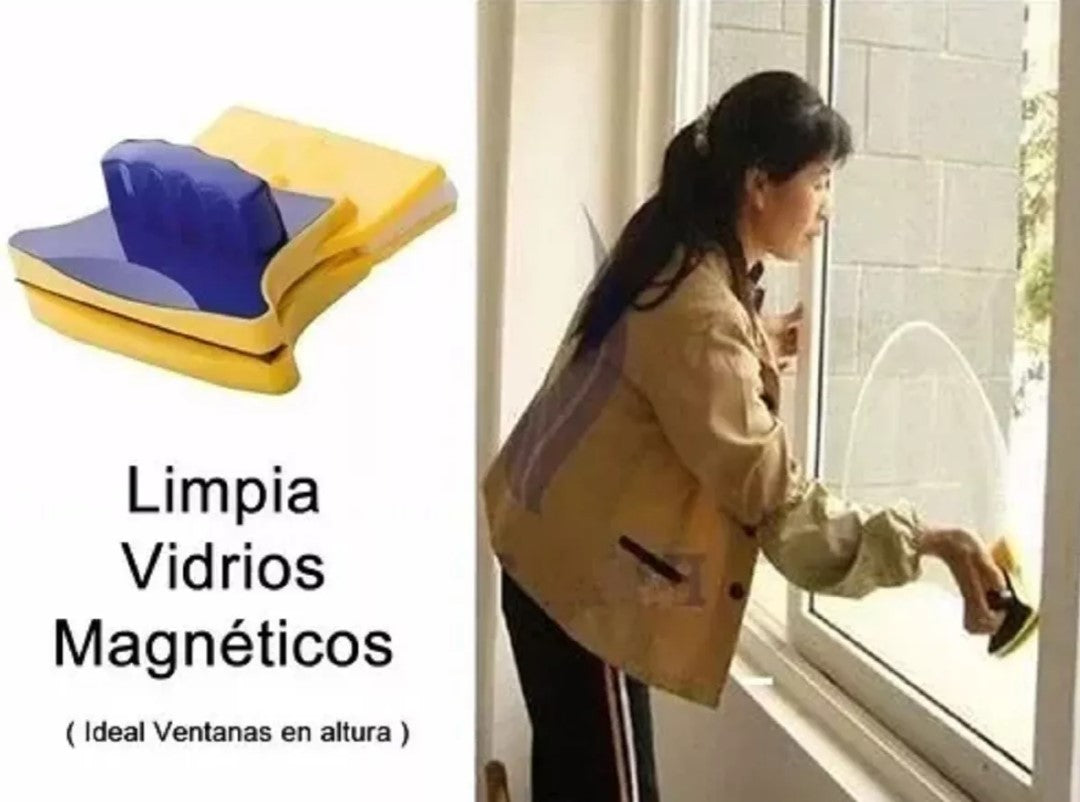 Limpia vidrios magnéticos