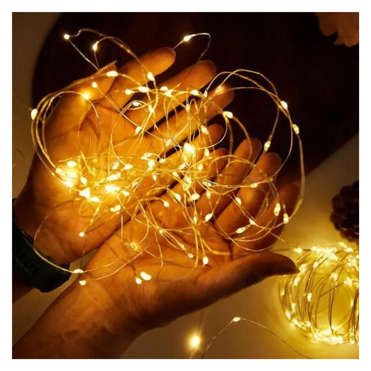 Luces LED Alambre Cobre 2 M