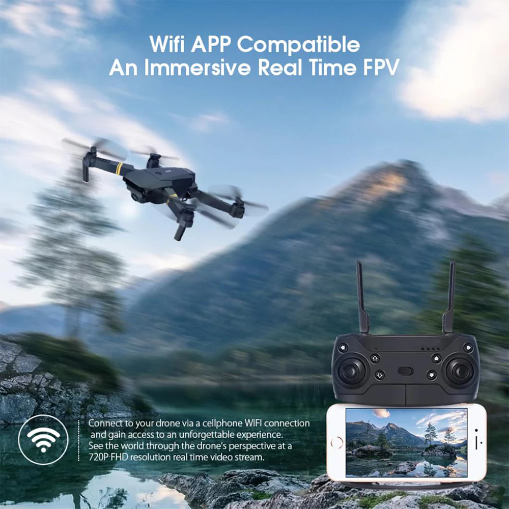 Drone cámara Wifi app control pro