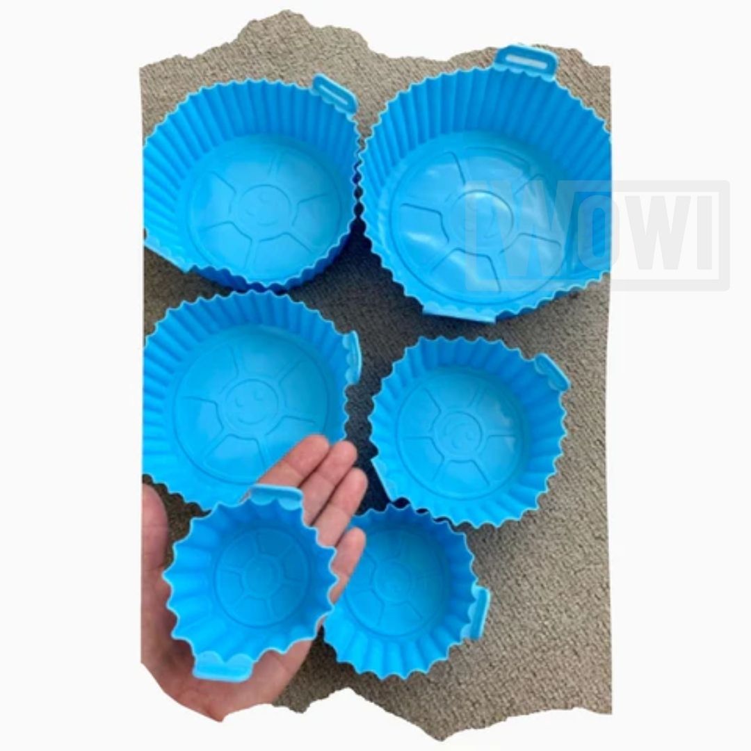 KIT 6 Moldes de Silicona para freír