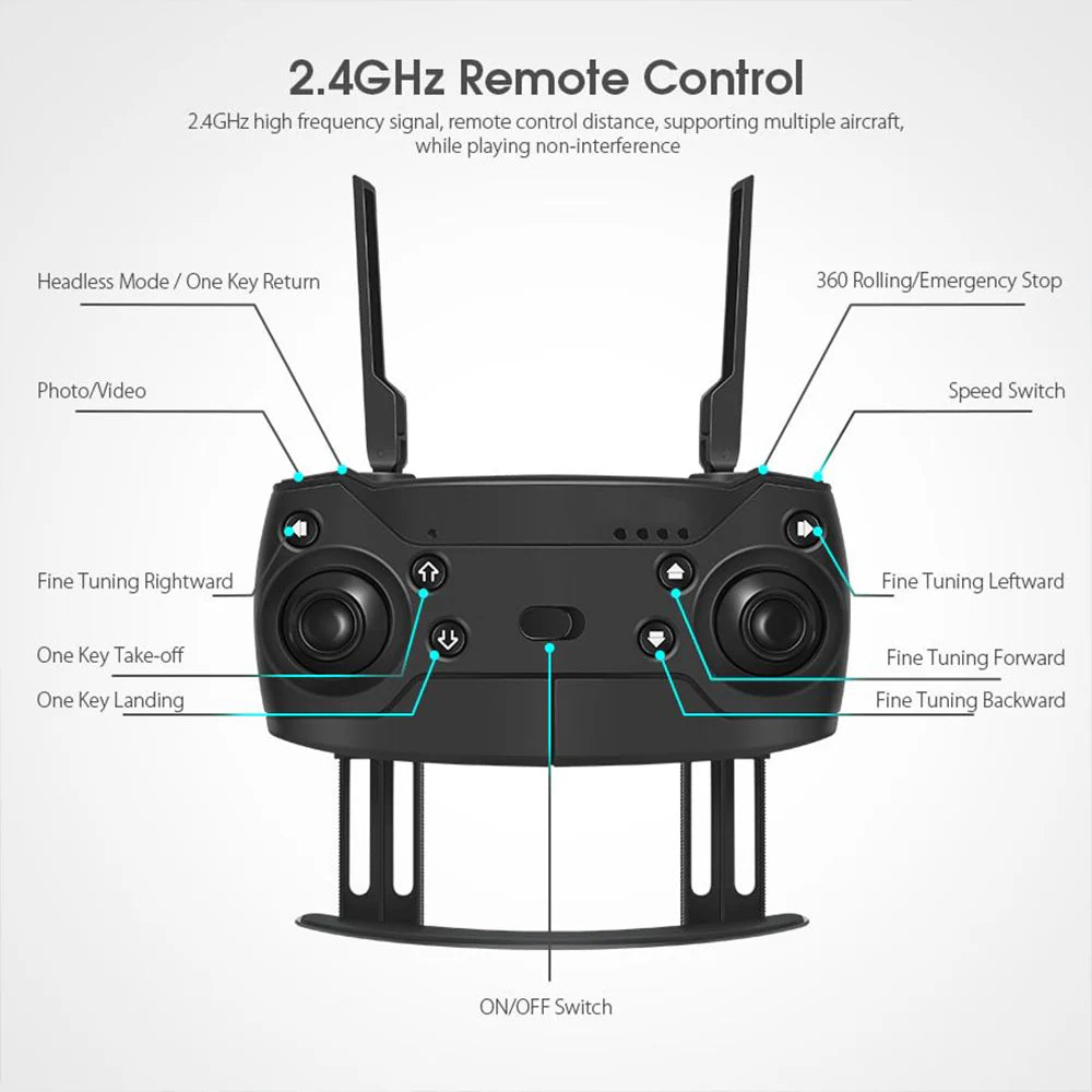 Drone cámara Wifi app control pro