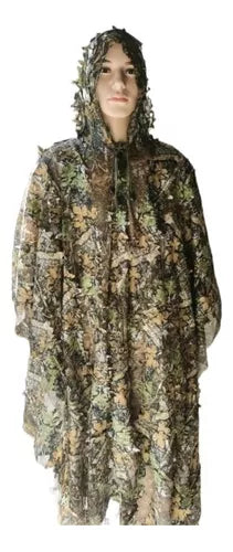 Traje poncho camuflaje