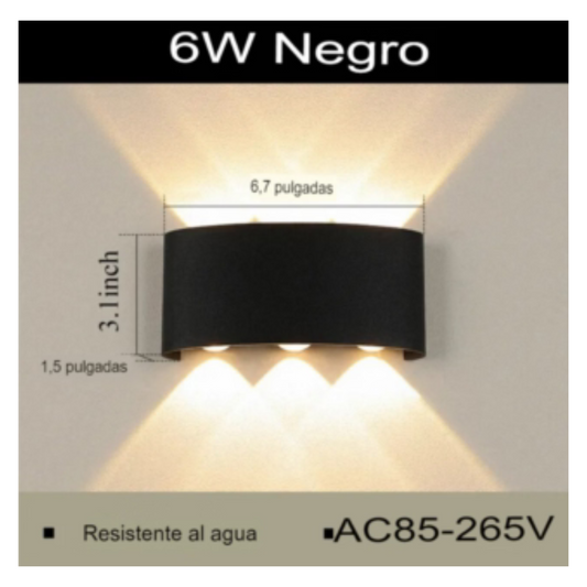 Lámpara de Pared LED 17 cm