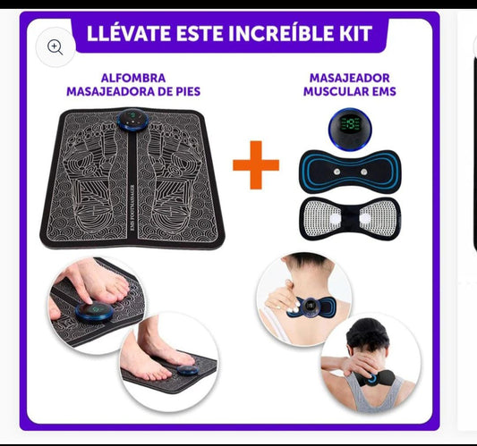 Masajeador de pie y cuello
