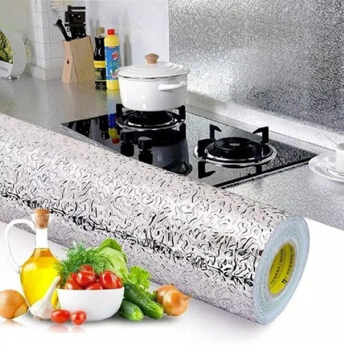 Papel aluminio adhesivo 60x200cm R