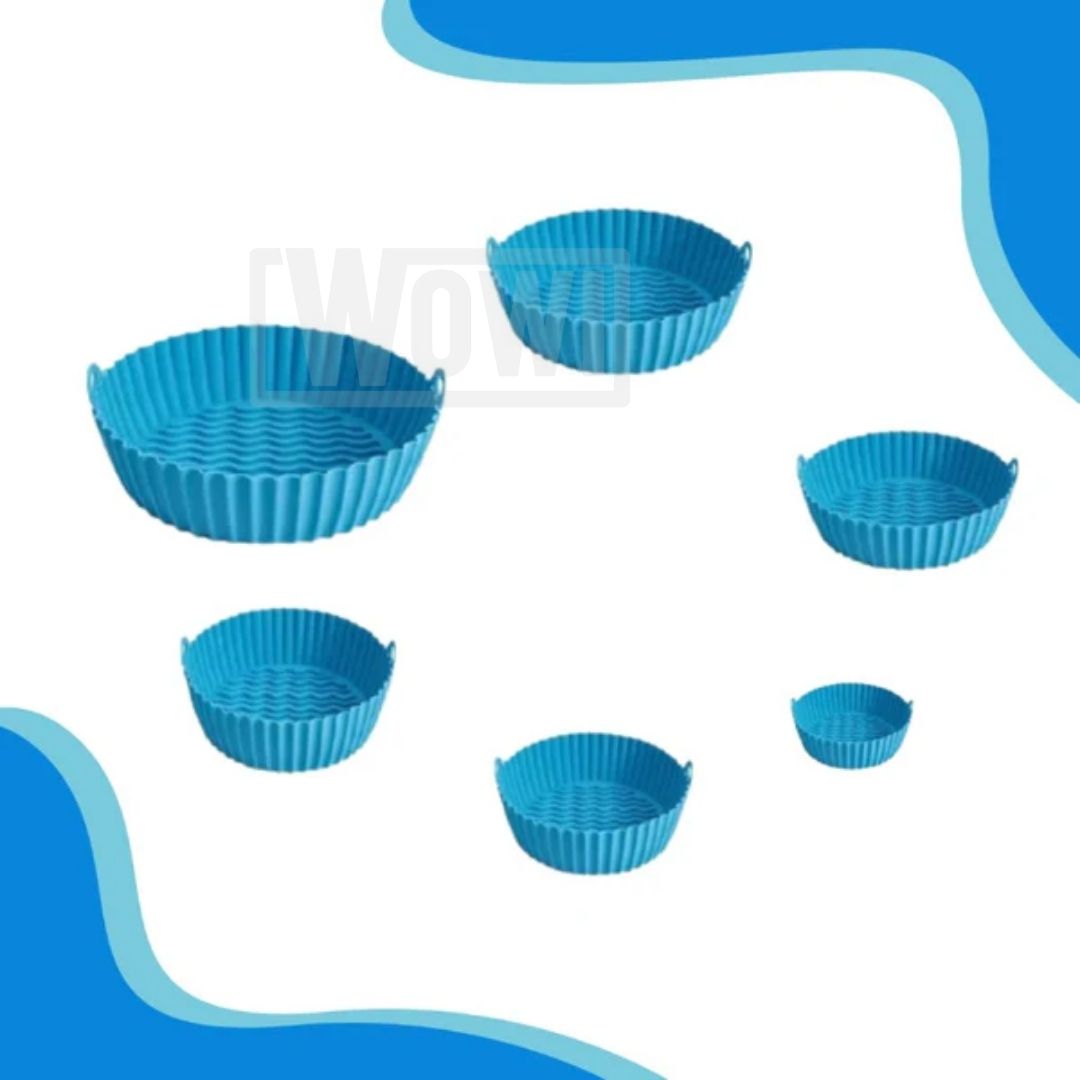 KIT 6 Moldes de Silicona para freír