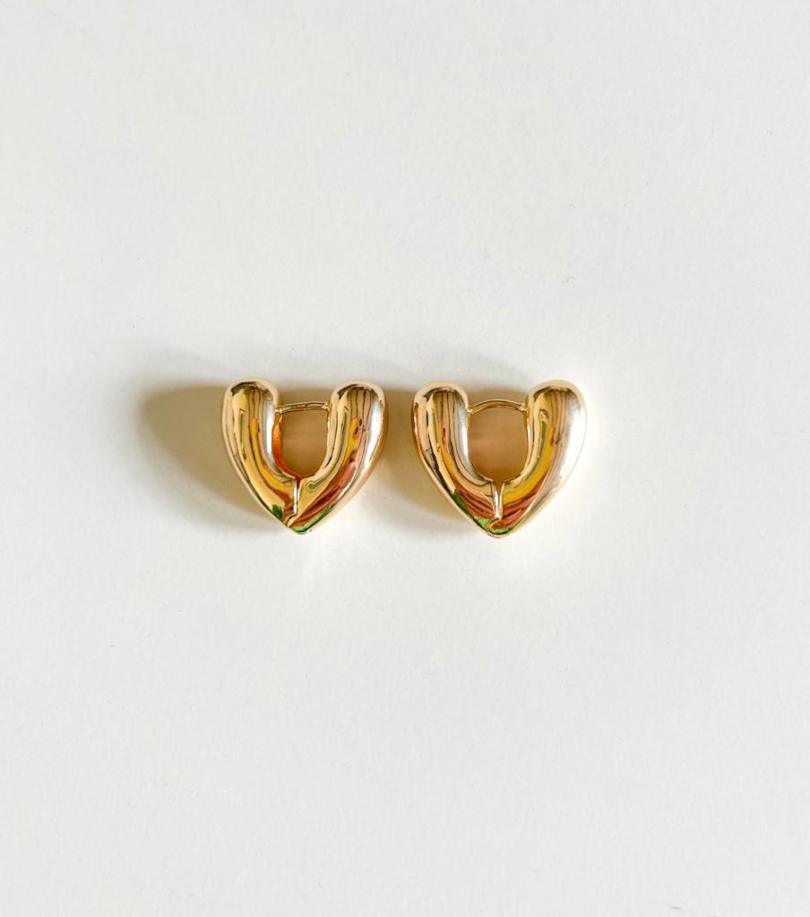 Aros Baño de Oro 14k