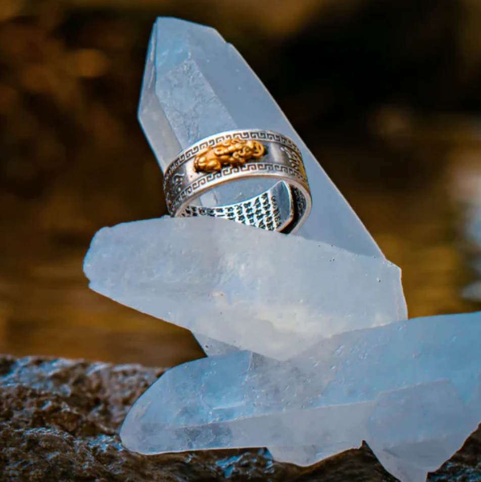 Anillo Feng Shui de la riqueza y abundancia