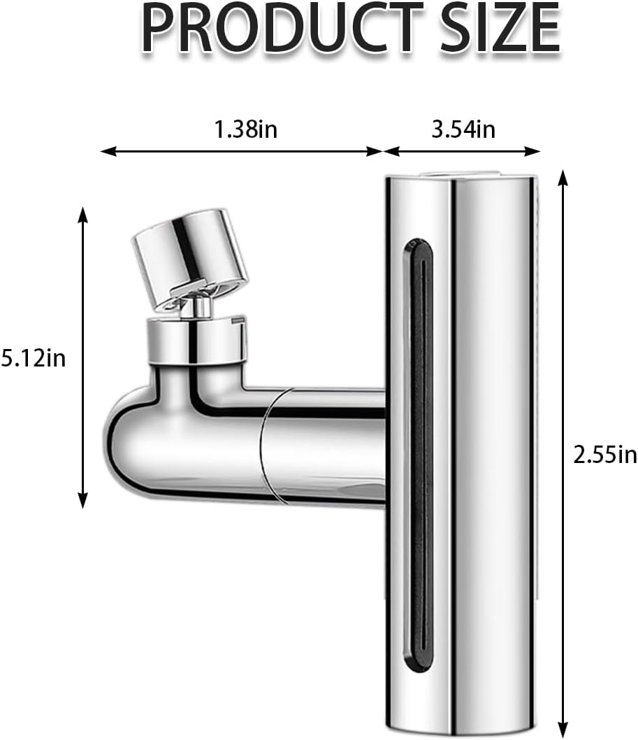 Adaptador extensor 4 en 1 para grifos