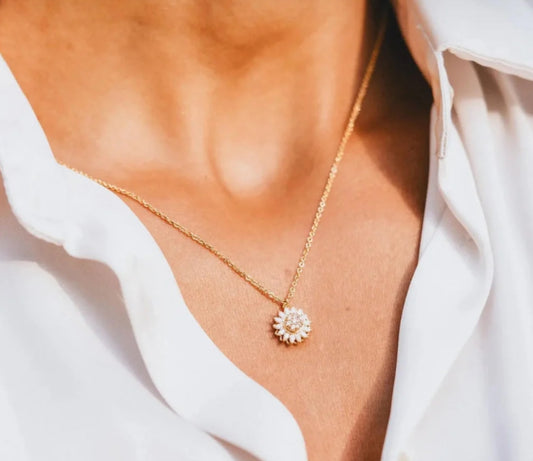 Collar Girasol Giratorio