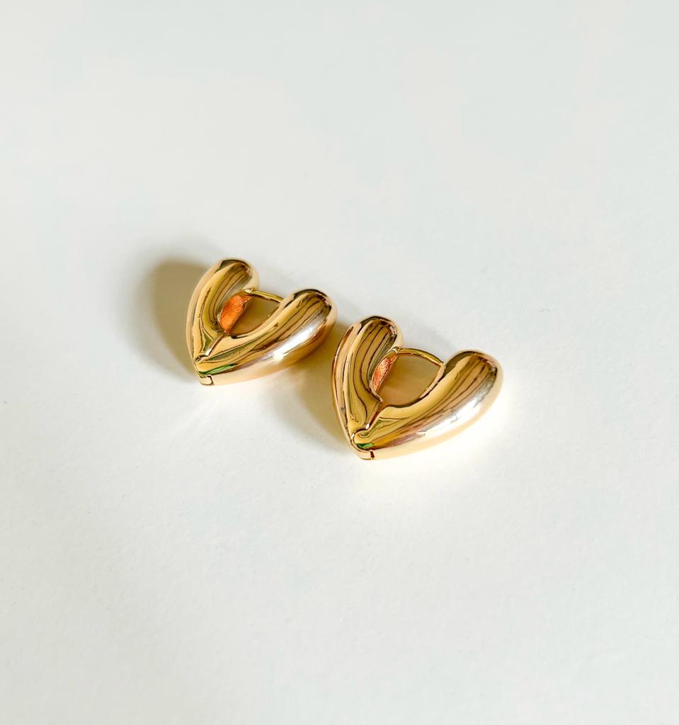 Aros Baño de Oro 14k