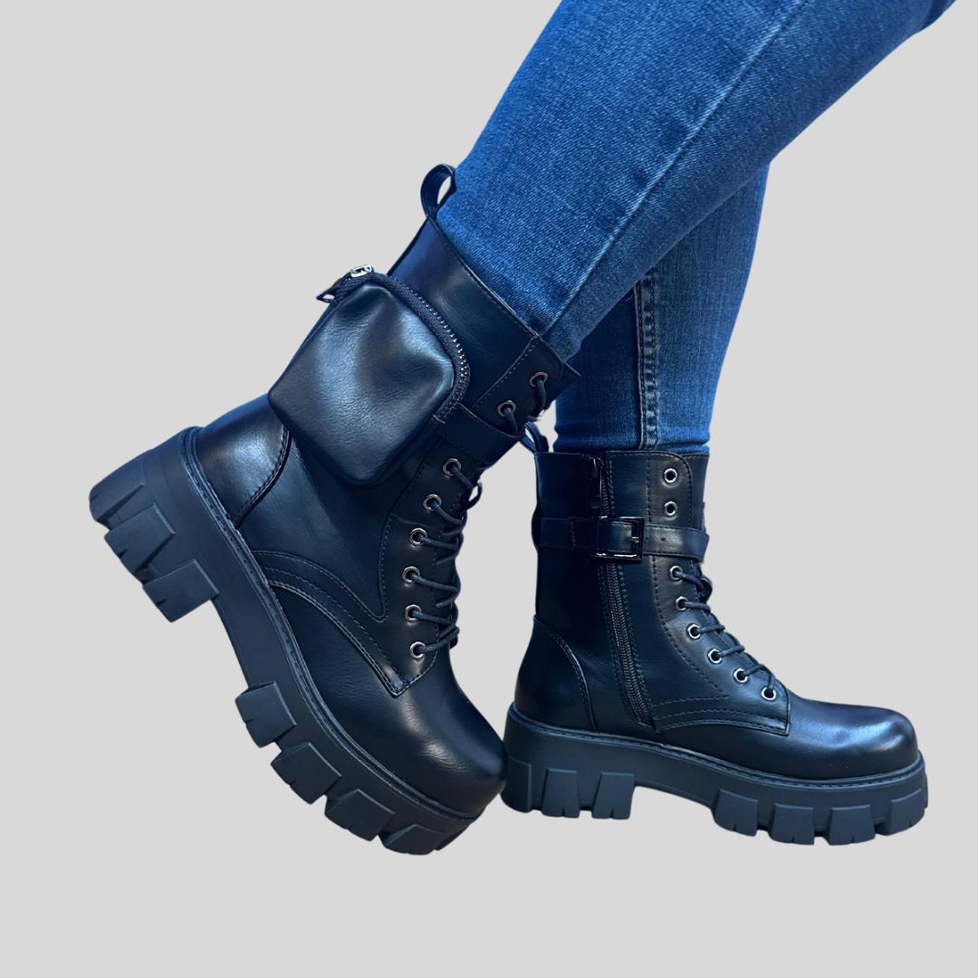 Botines Estilo Militar