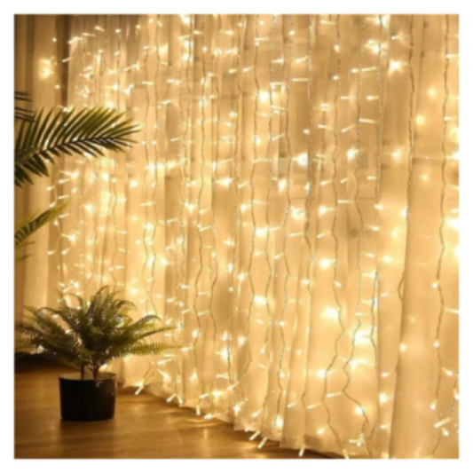 Luces de Cortina Blanca de 3x1 metros