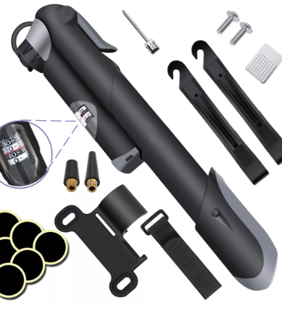 Bombin mini  Portátil con manometro