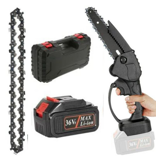 Motosierra eléctrica batería portátil